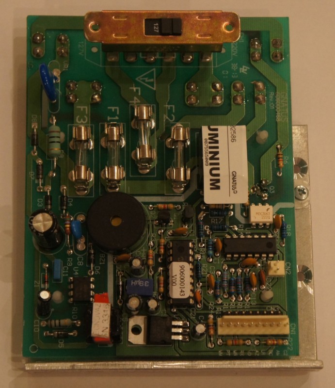 Placa Eletrônica da Autoclave 21L Alumínio Gantus, (Ano Fab: 2011) (Cód Gnatus: 607002586 / 40607002586)