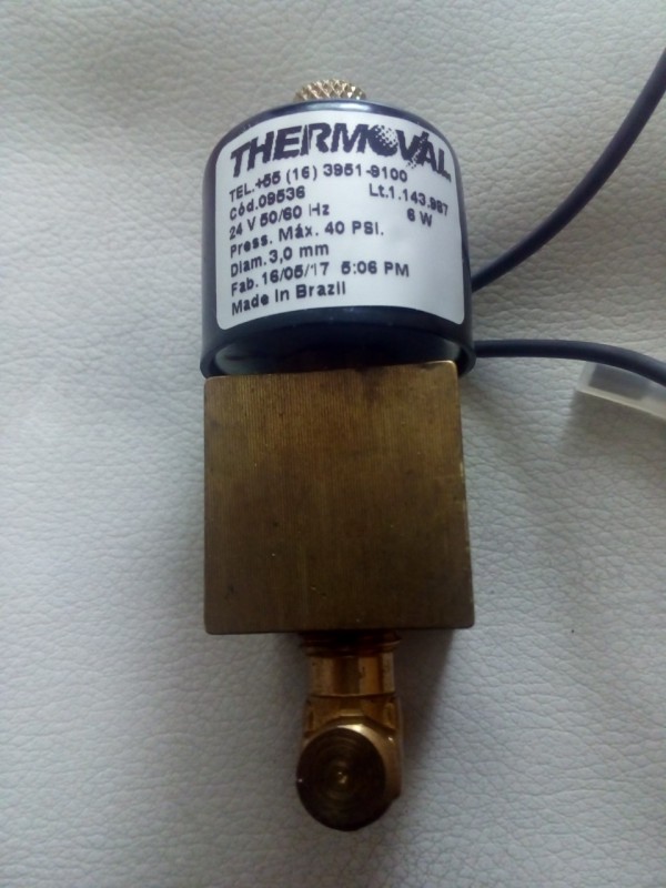 Valvula da Bomba a Vacuo GNATUS   24V 50/60 Hz - 6W (Cód Thermoval 09536)