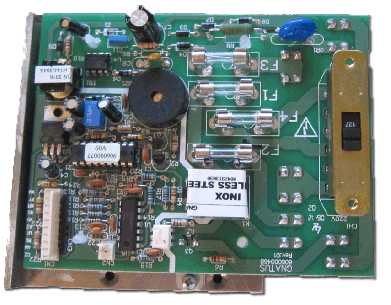 Placa Eletronica de Comando da Autoclave GNATUS 12L Versão 09