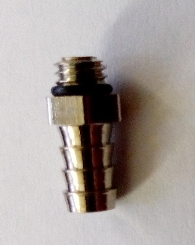 Niple Com Oring - Medidas: 5 mm / 4.3 mm / 3 mm / 2.5 mm